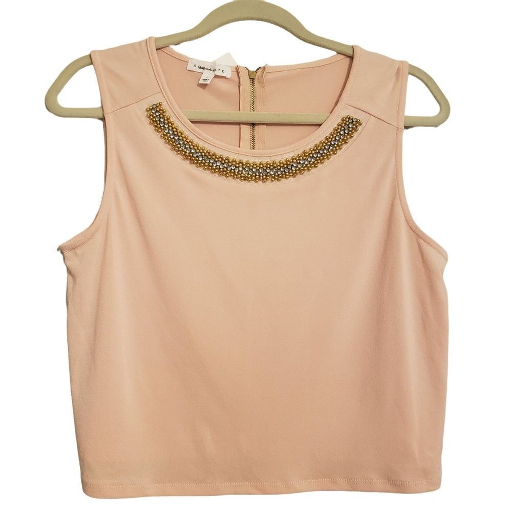 Socialite crop top Size L NWT